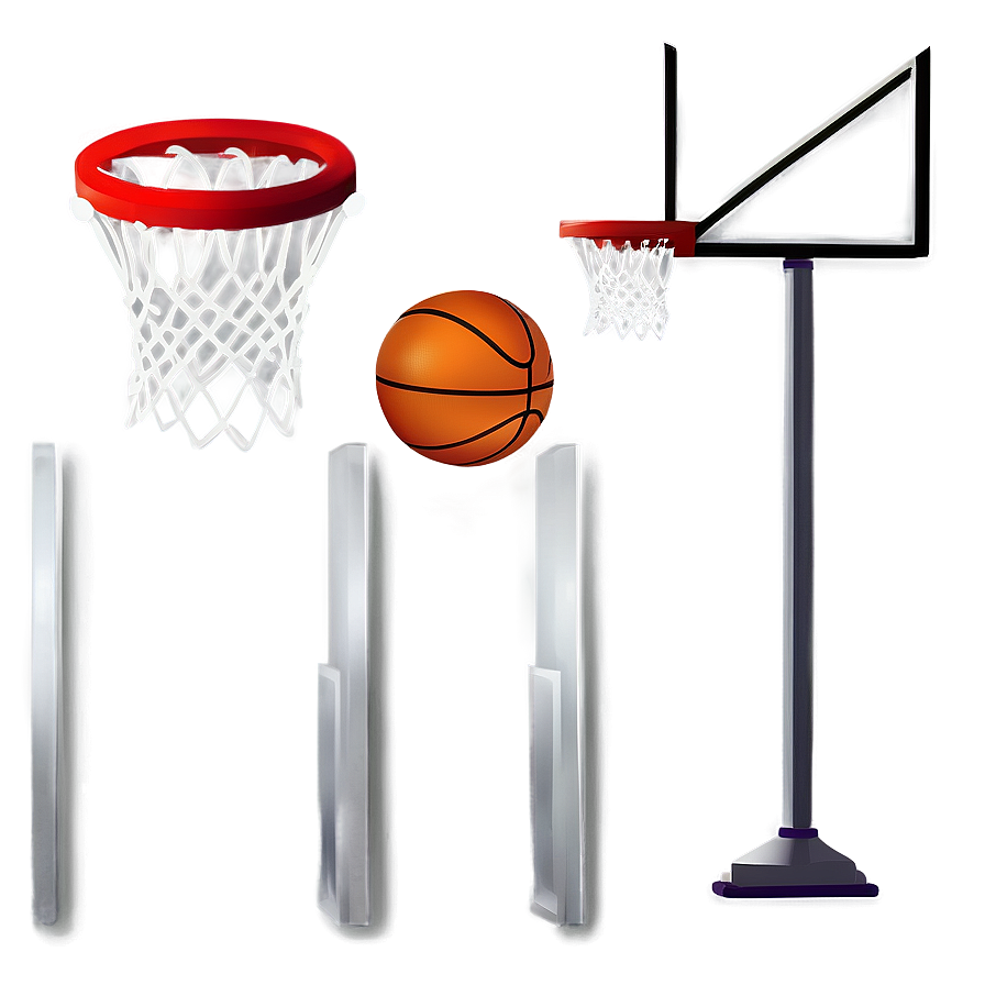 Cartoon Basketball Hoop Png Xyy20 PNG Image