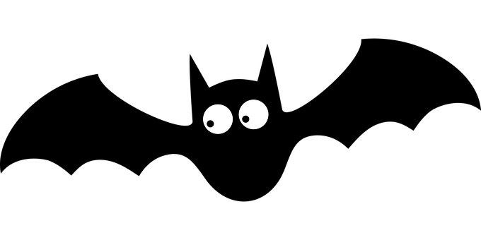 Cartoon Bat Eyesin Darkness PNG Image