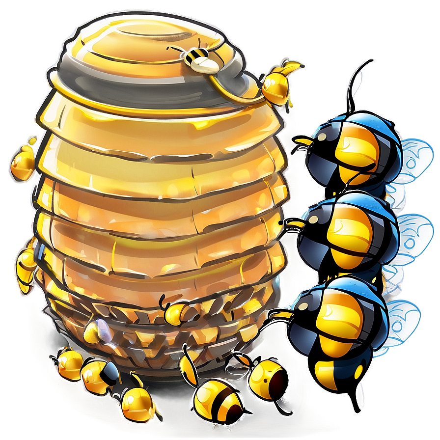 Cartoon Beehive Png 79 PNG Image