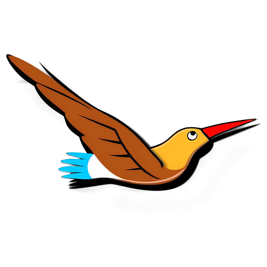 Cartoon Bird Flying High Png 71 PNG Image