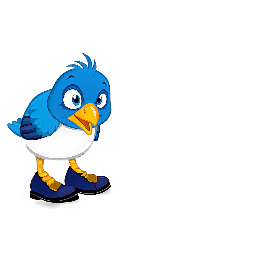 Cartoon Bird Wearing Boots Png Svk56 PNG Image