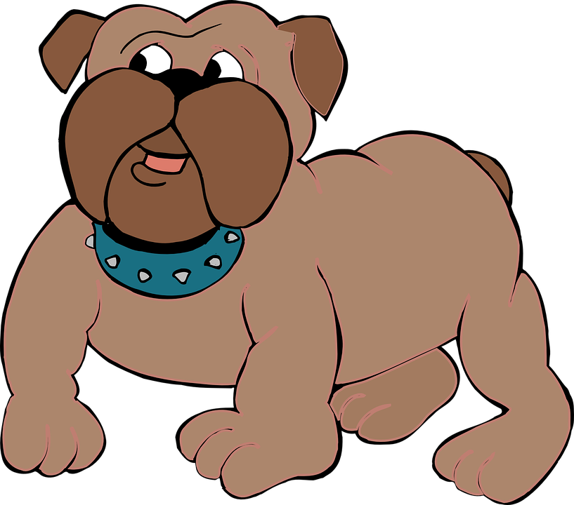 Cartoon Brown Dog Clipart PNG Image