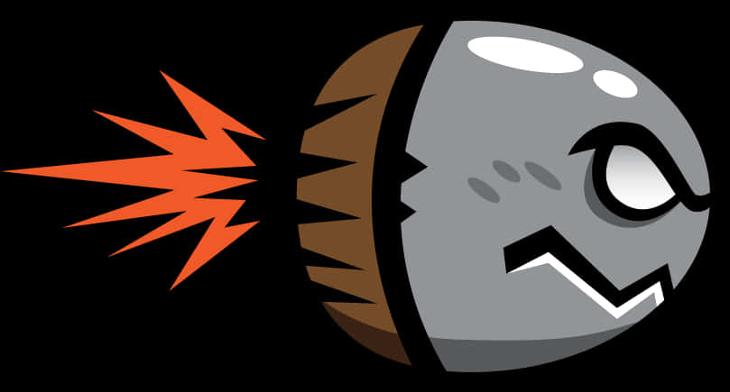 Cartoon Bullet Character PNG Image