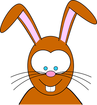 Cartoon Bunny Graphic PNG Image