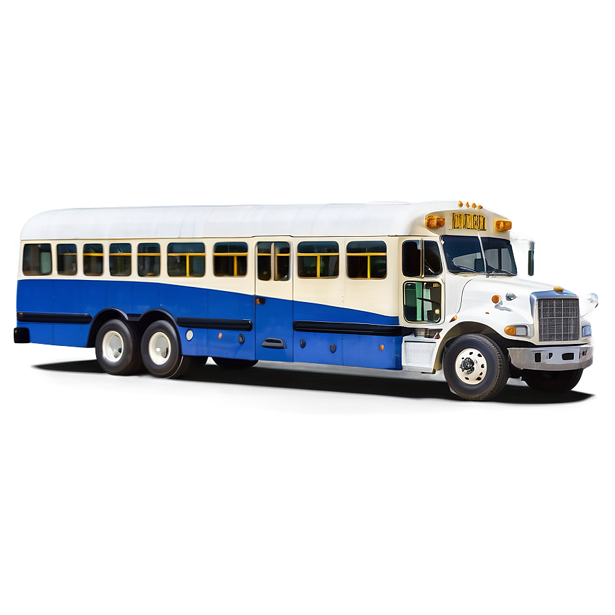 Cartoon Bus A PNG Image