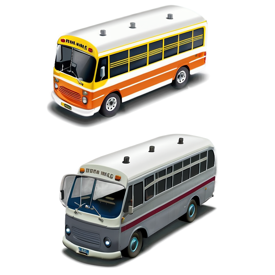 Cartoon Bus Png 05232024 PNG Image