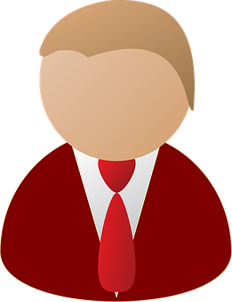 Cartoon Businessman Avatar PNG Image