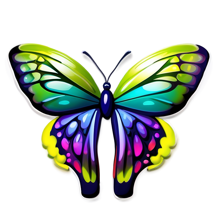 Cartoon Butterflies Png Afa PNG Image