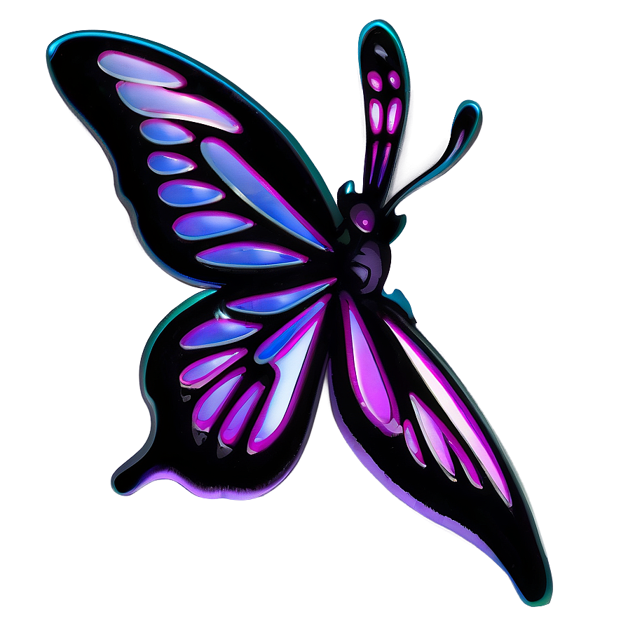 Cartoon Butterfly Outline Png Tvq PNG Image