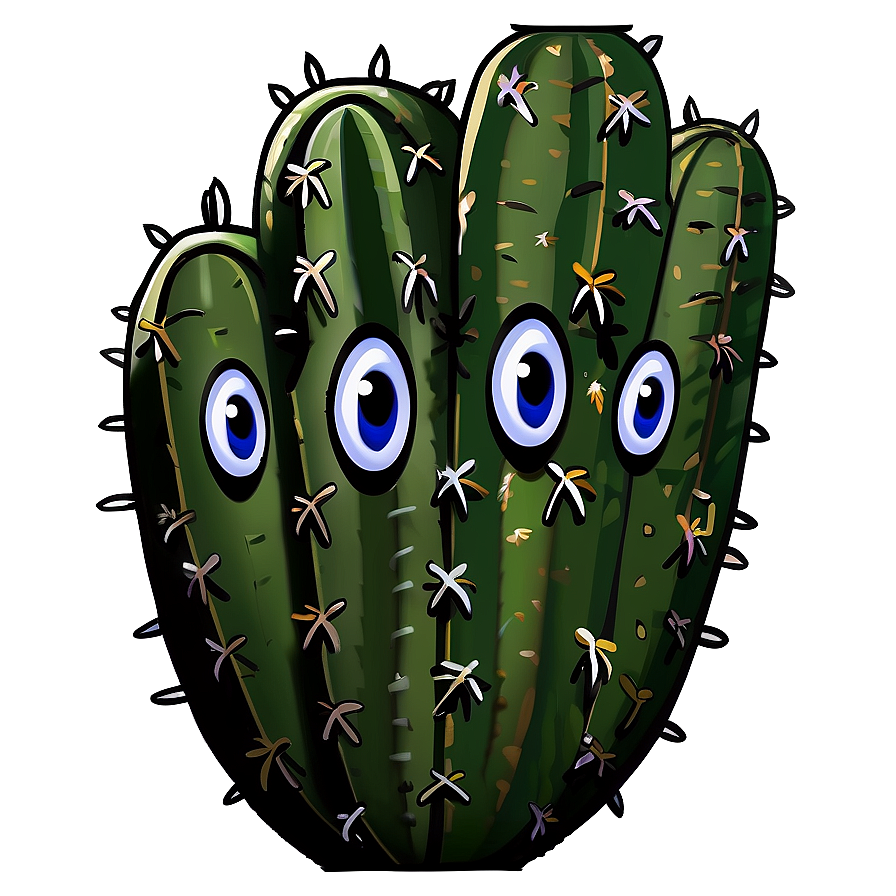 Cartoon Cactus Character Png 74 PNG Image