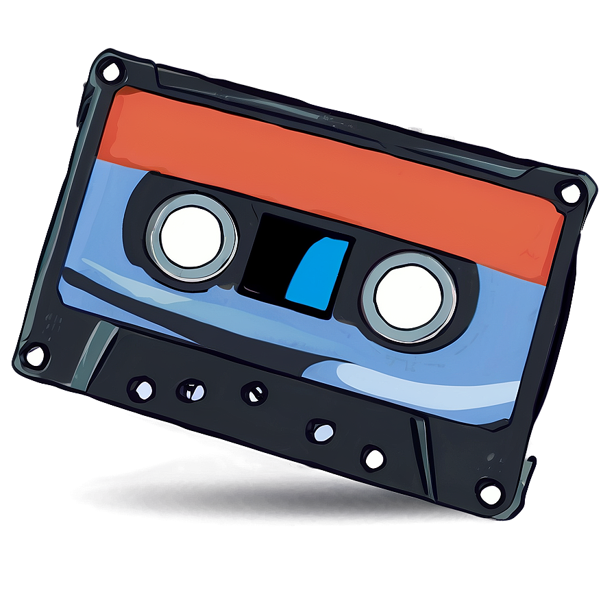 Cartoon Cassette Tape Png 05252024 PNG Image