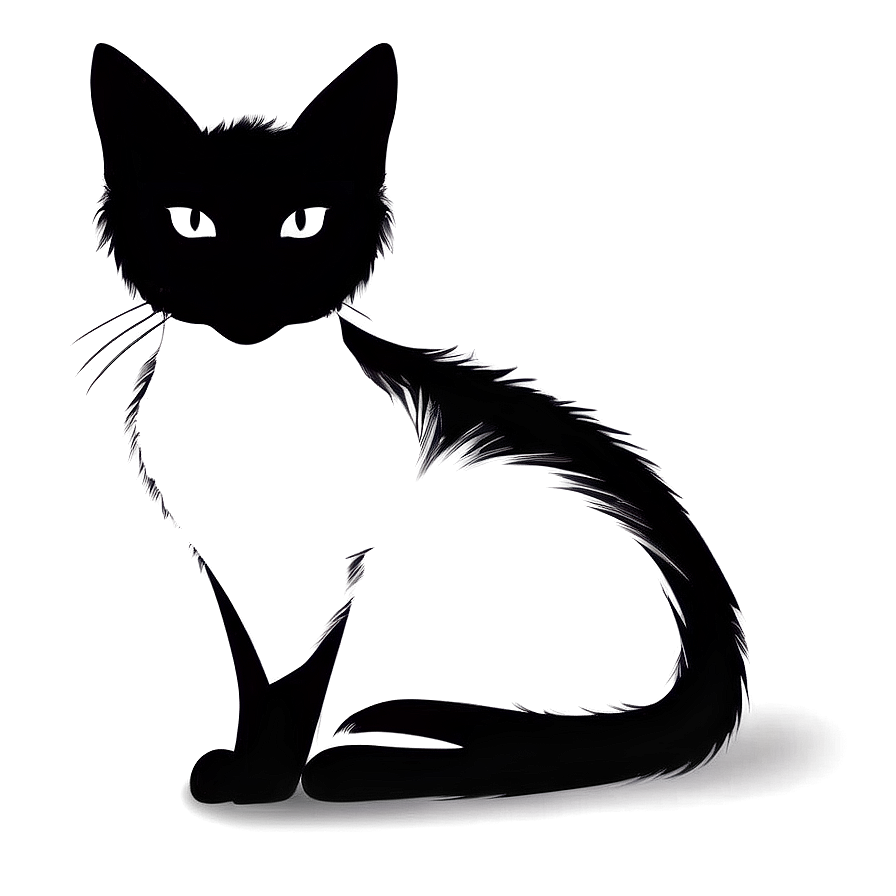 Cartoon Cat Silhouette Png 41 PNG Image