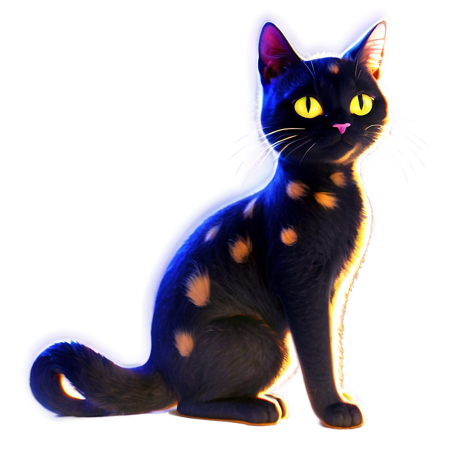 Cartoon Cat Transparent Dtv PNG Image