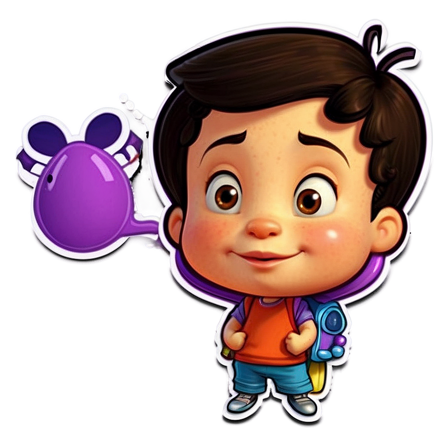 Cartoon Character Stickers Png 89 PNG Image