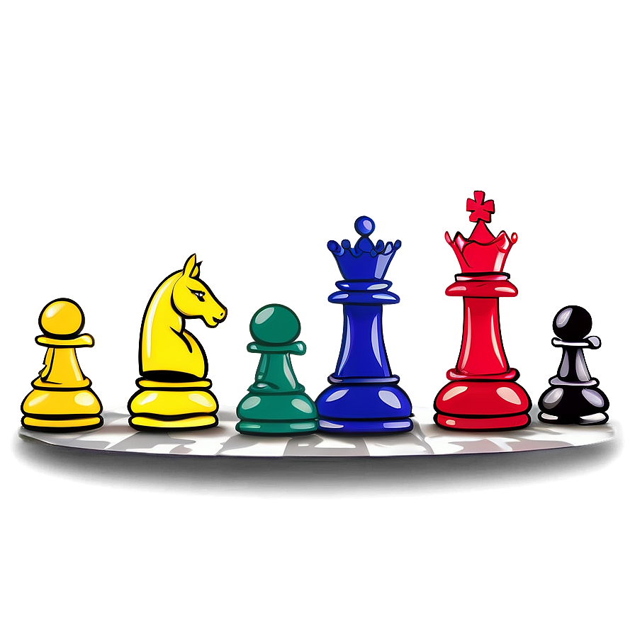 Cartoon Chess Pieces Characters Png Vhy56 PNG Image