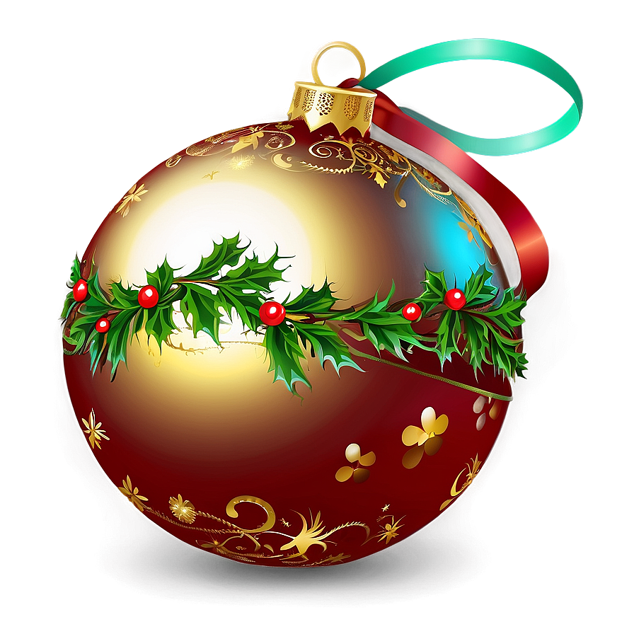 Cartoon Christmas Ornaments Png Ejs87 PNG Image