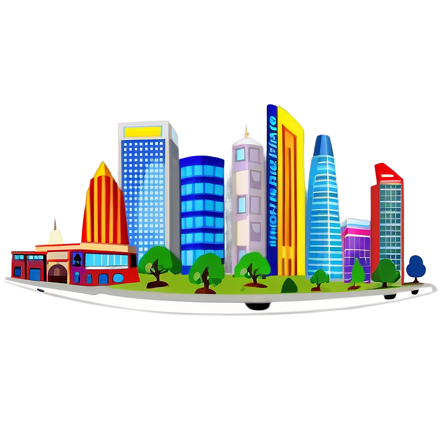 Cartoon Cities Png Foe PNG Image