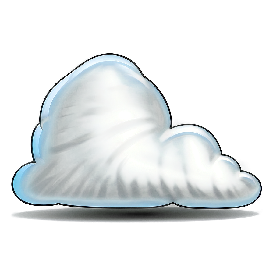 Cartoon Cloud Blowing Wind Png 34 PNG Image