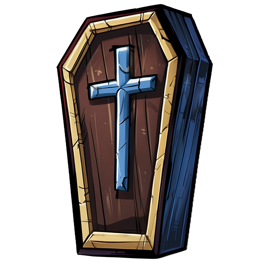 Cartoon Coffin Png Epf85 PNG Image