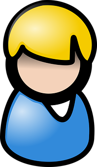 Cartoon Construction Worker Avatar PNG Image