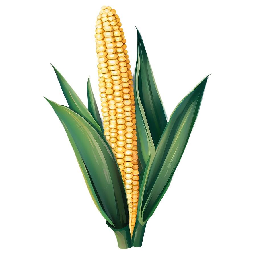 Cartoon Corn Stalk Png Aej PNG Image