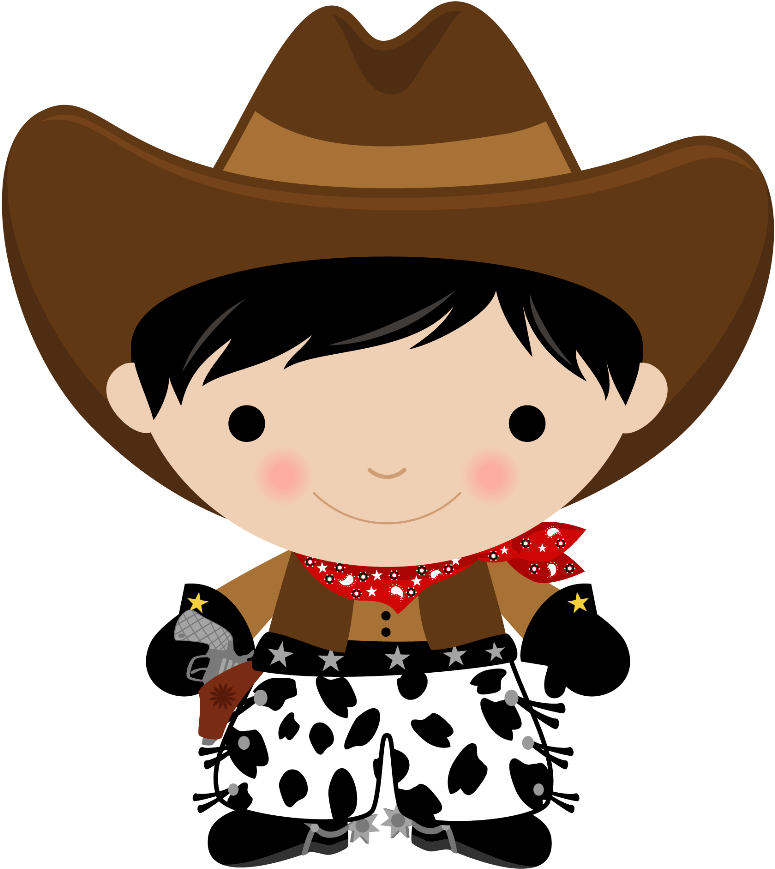 Cartoon Cowboy Character.png PNG Image