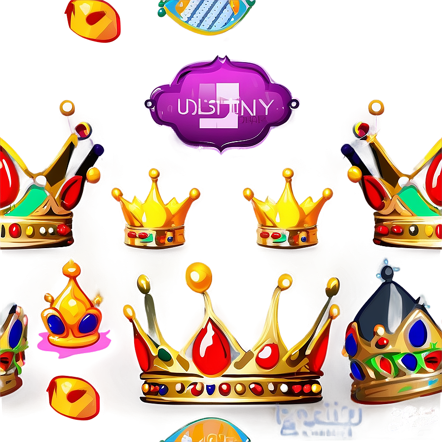 Cartoon Crown For Queen Png Bim87 PNG Image