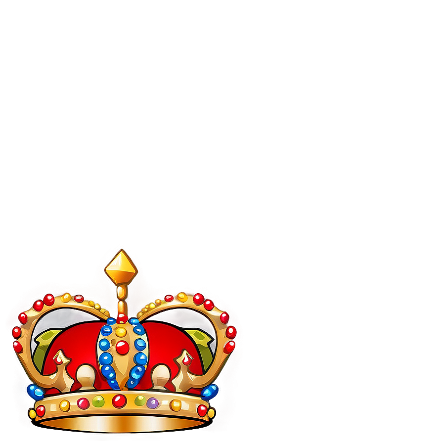 Cartoon Crown With Sparkles Png 27 PNG Image