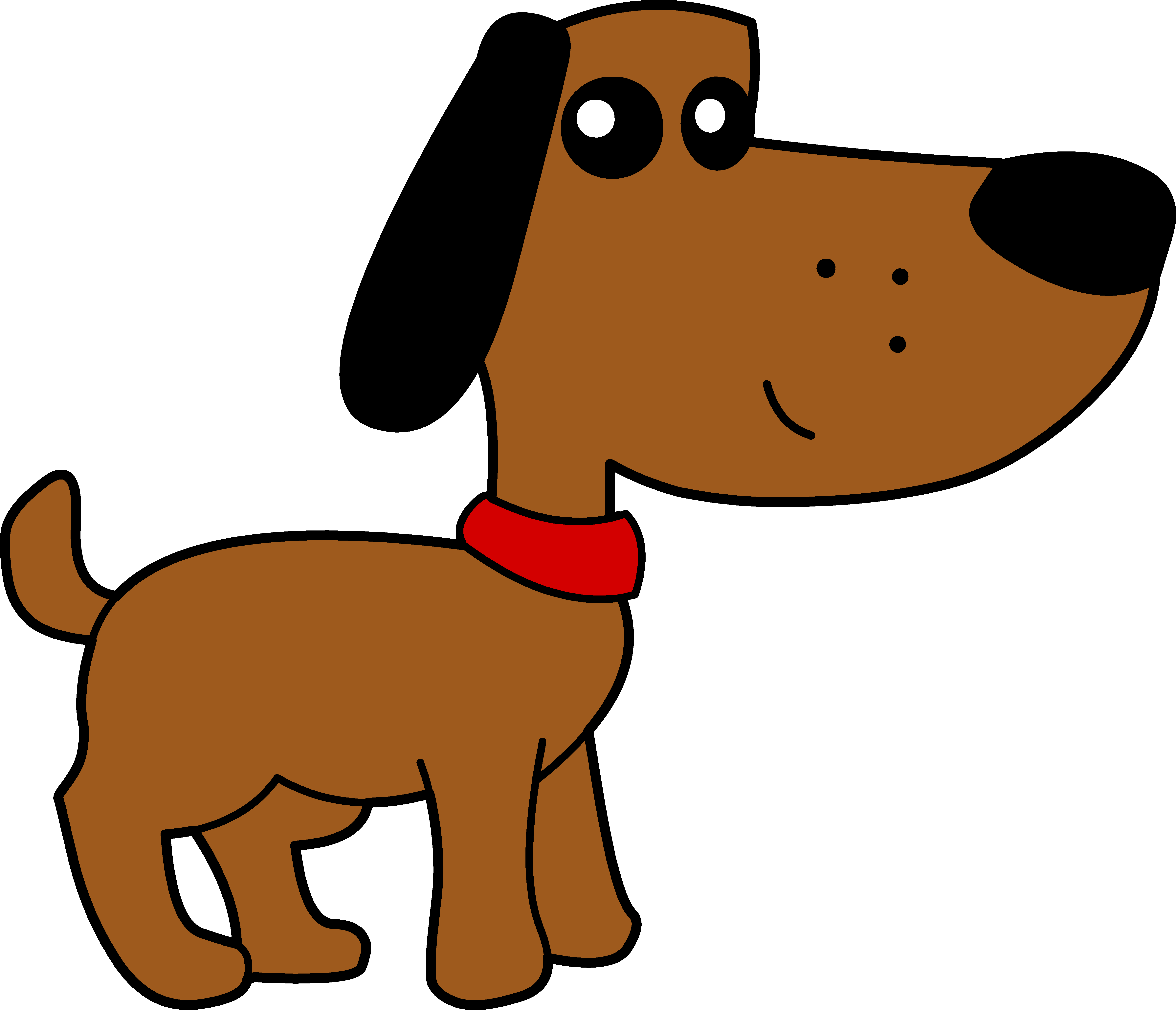 Cartoon Dachshund Dog Illustration PNG Image