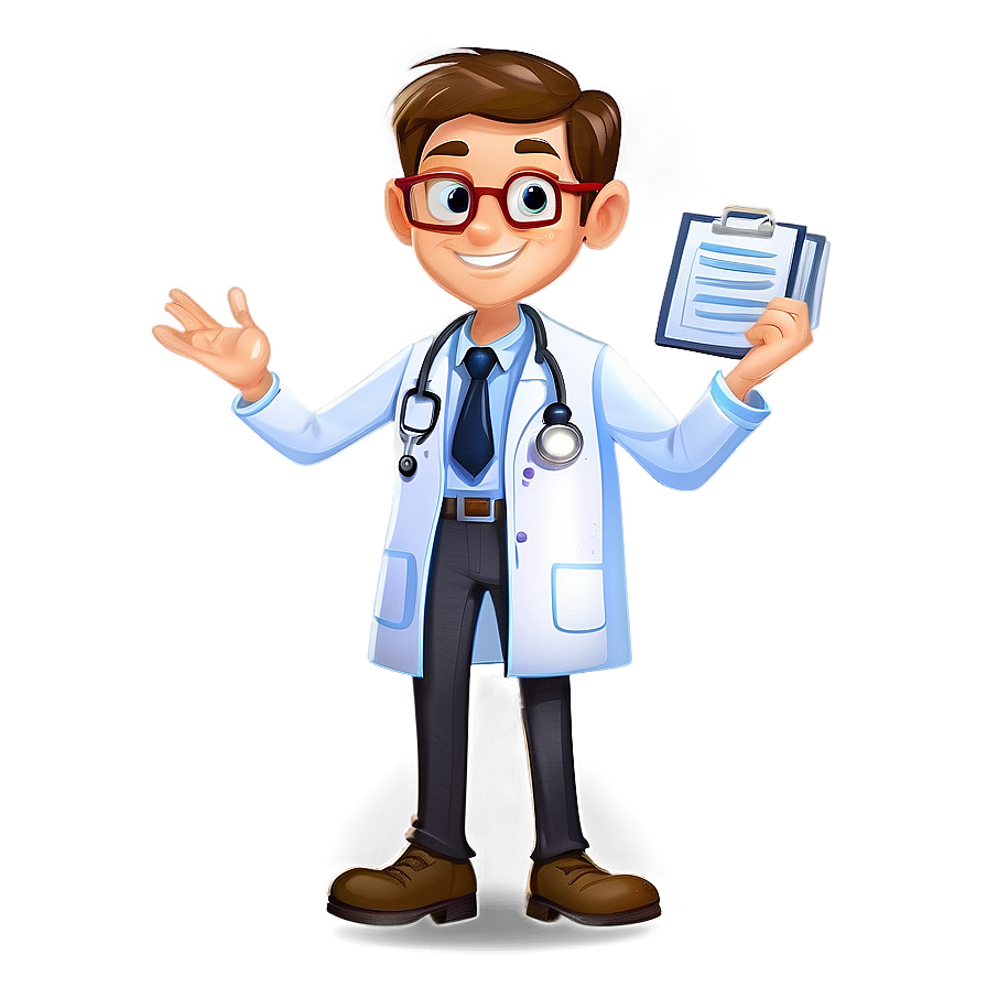 Cartoon Doctor Character Png Ghw PNG Image