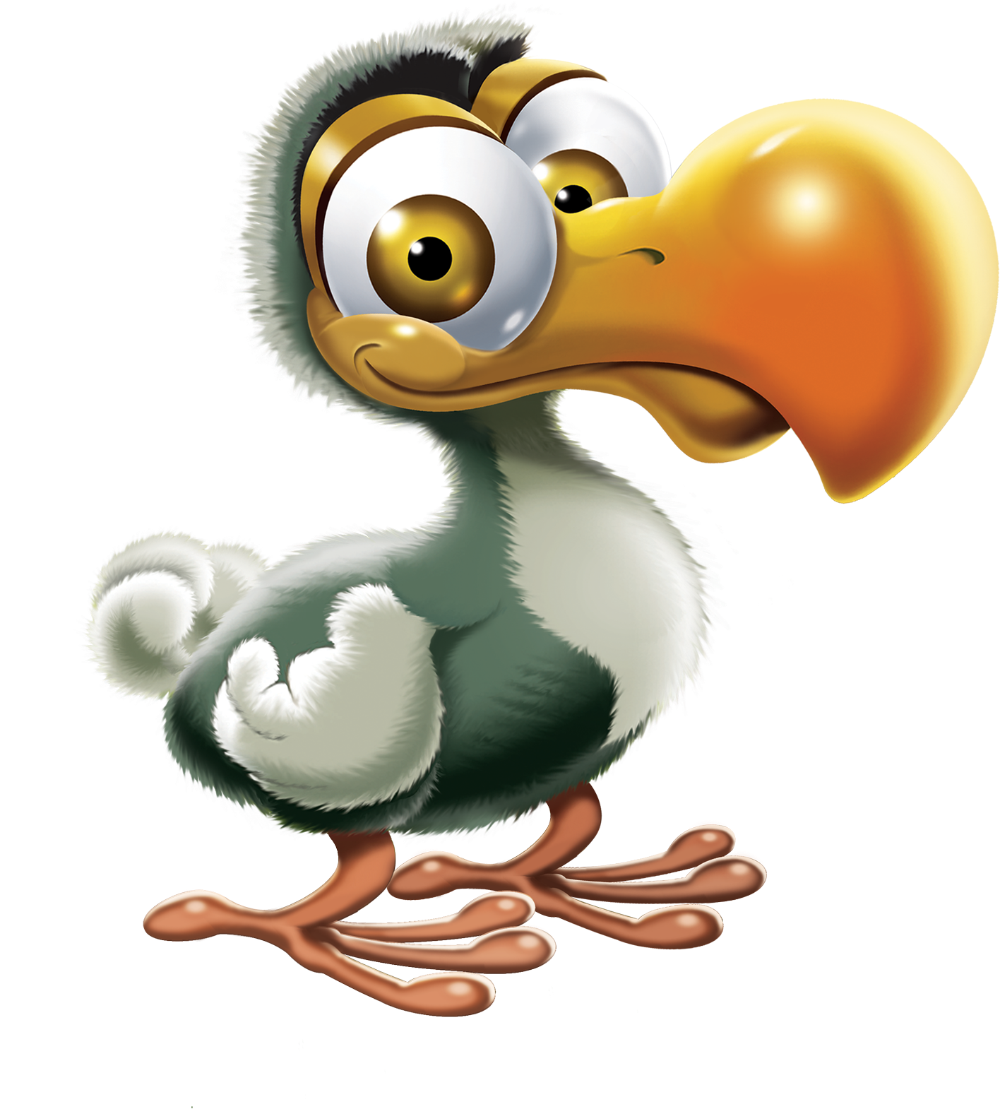 Cartoon Dodo Bird Illustration PNG Image