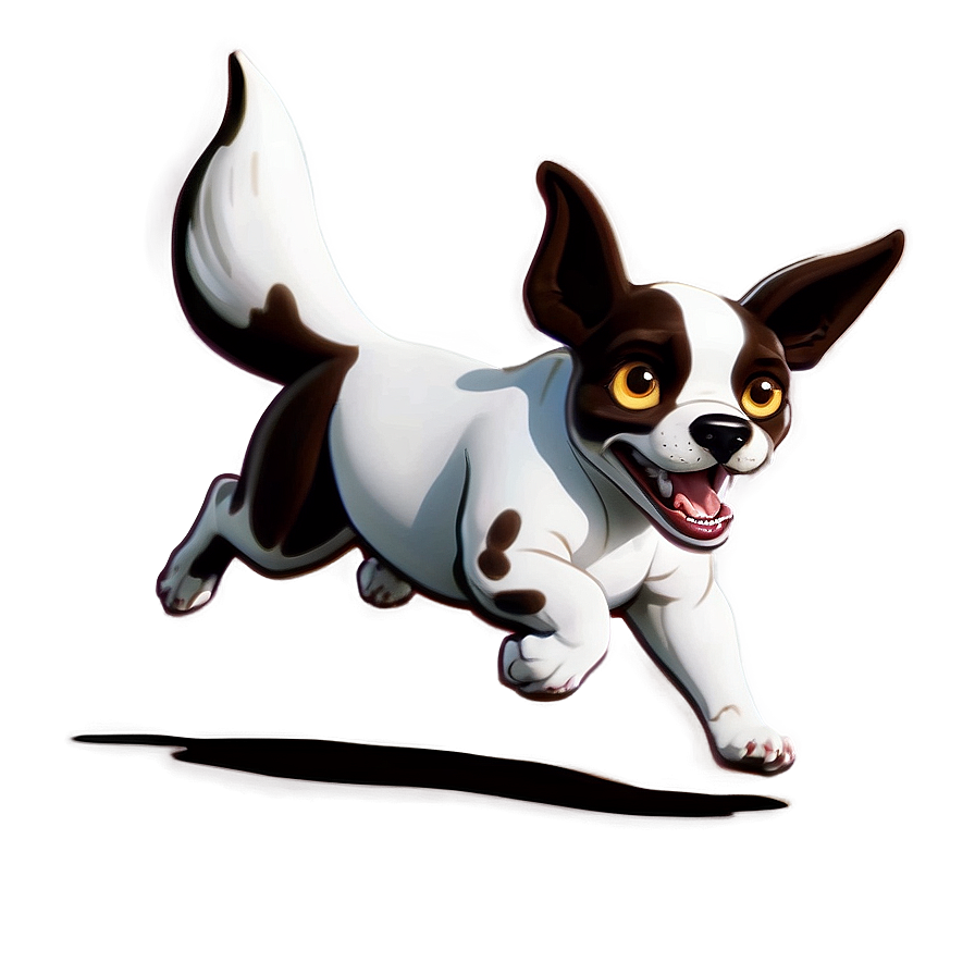 Cartoon Dog Running Png Iwf40 PNG Image