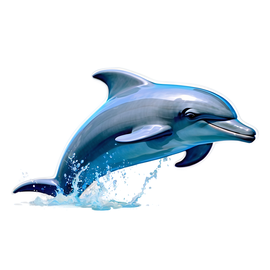 Cartoon Dolphin Splash Png 72 PNG Image