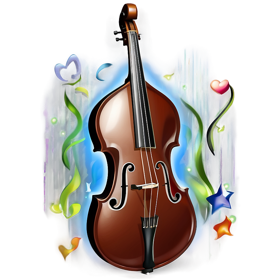 Cartoon Double Bass Png 06242024 PNG Image