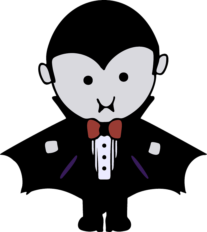 Cartoon Dracula Character PNG Image