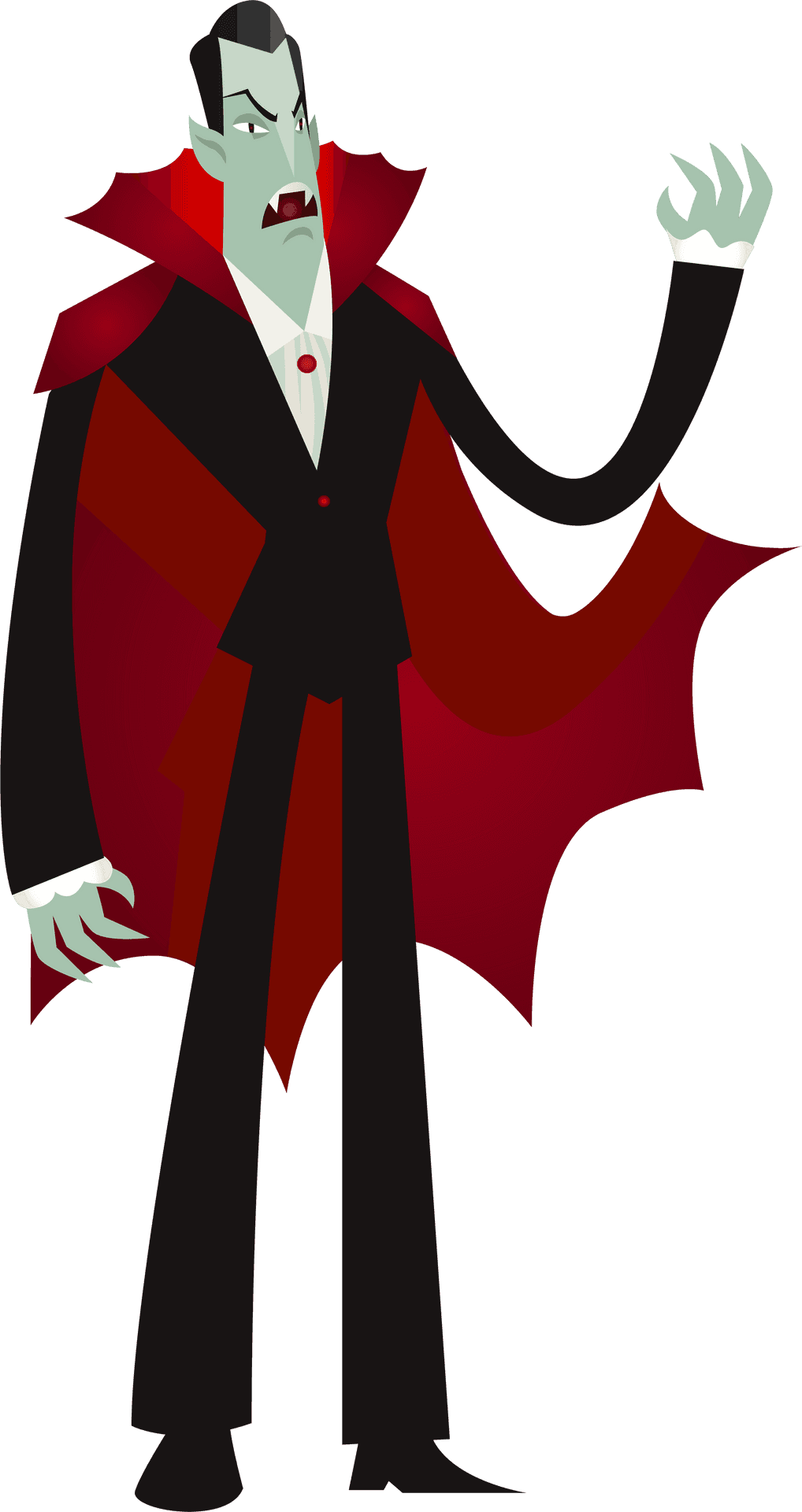 Cartoon Dracula Character PNG Image