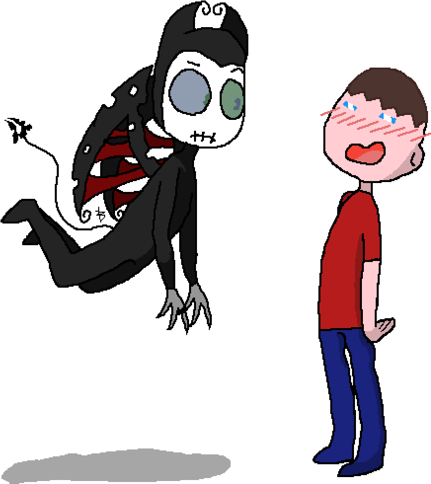 Cartoon Drunk Encounter PNG Image