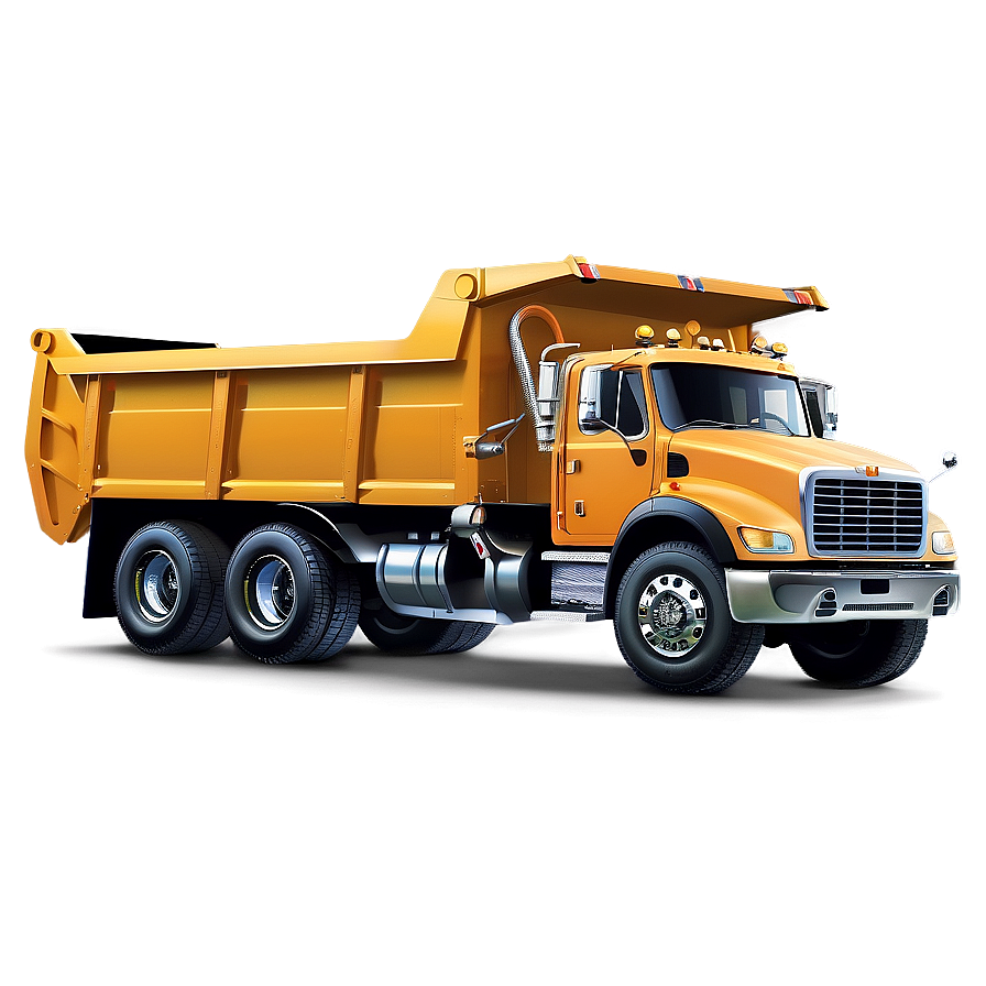 Cartoon Dump Truck Work Png Yjq80 PNG Image