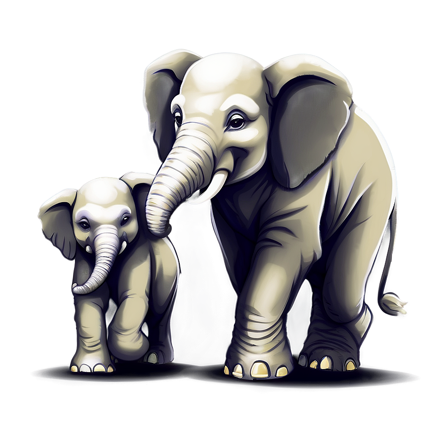 Cartoon Elephant Drawing Png 63 PNG Image