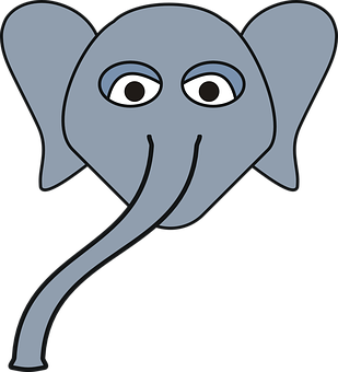 Cartoon_ Elephant_ Graphic PNG Image