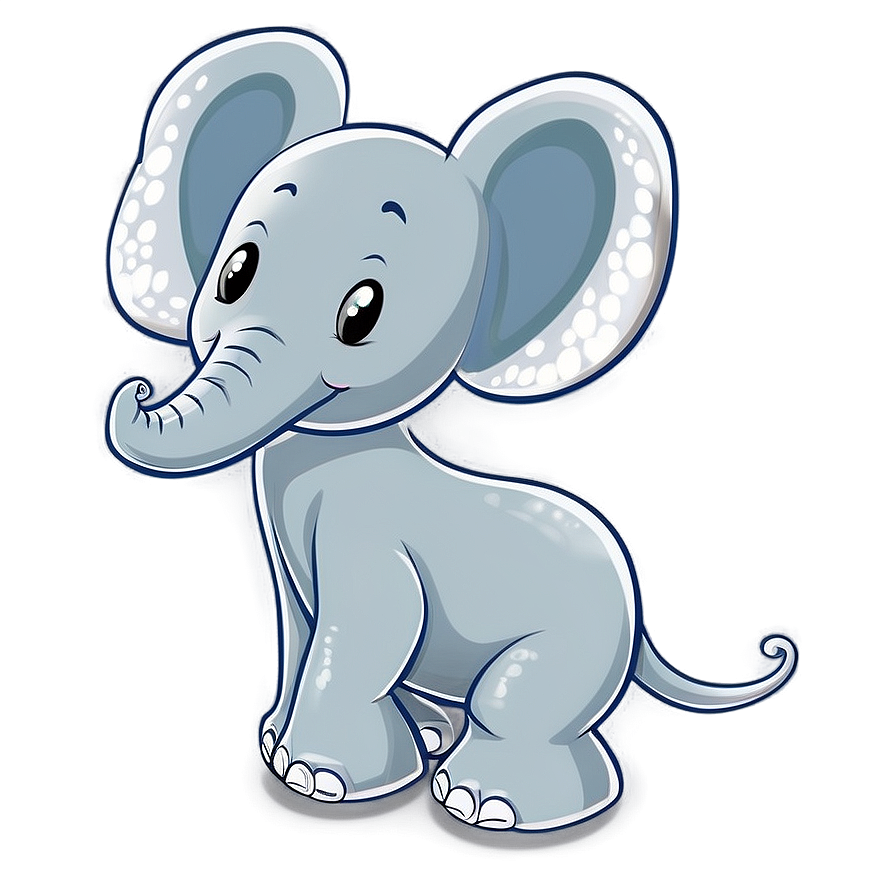 Cartoon Elephant In Love Png Eww80 PNG Image