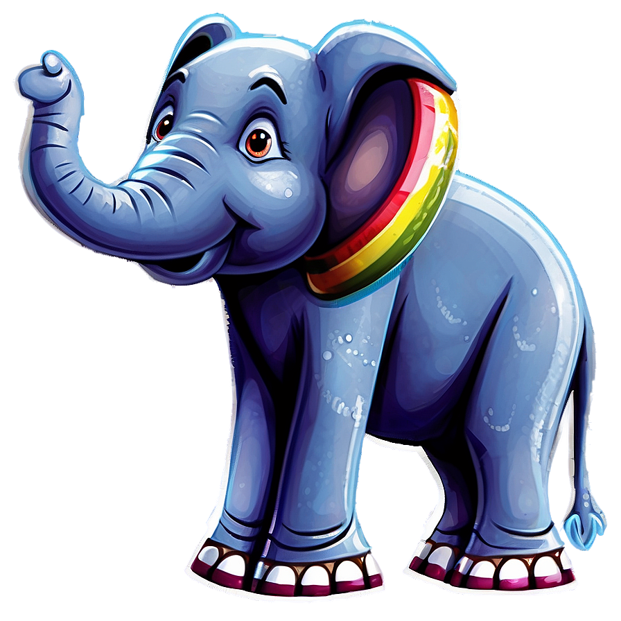 Cartoon Elephant With Candy Png 37 PNG Image