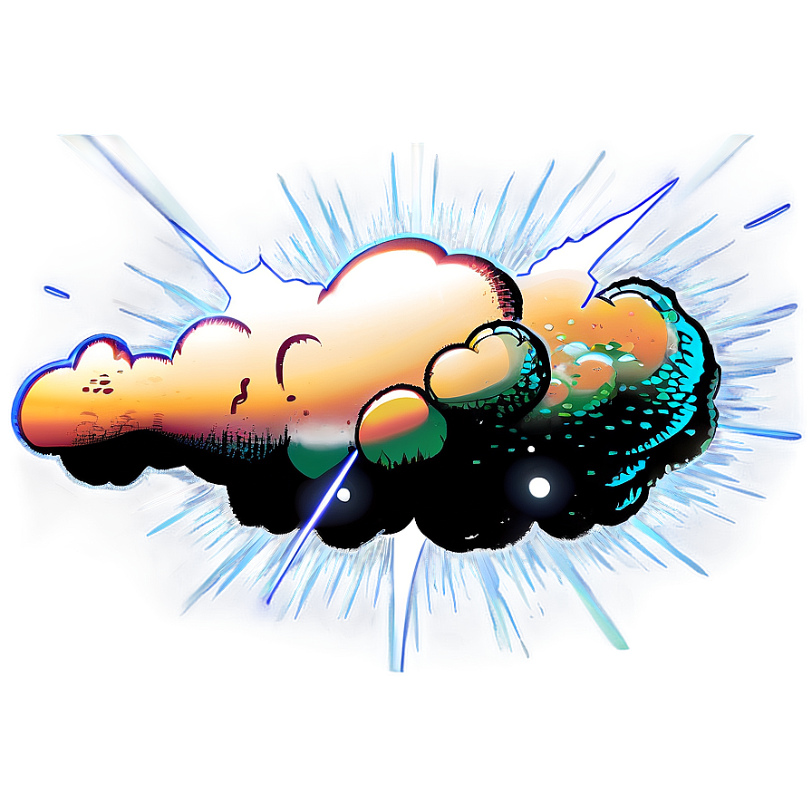 Cartoon Explosion Transparent Png Rxh PNG Image