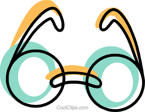 Cartoon Eyeglasses Clipart PNG Image