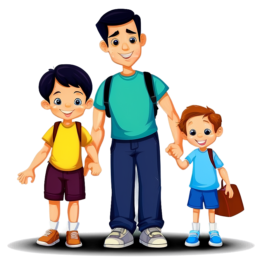 Cartoon Family Clipart Png Bnc PNG Image