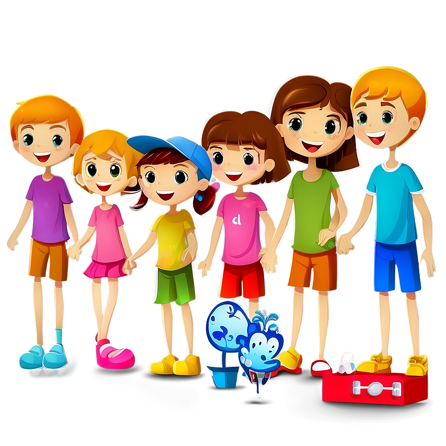 Cartoon Family Illustration Png 74 PNG Image