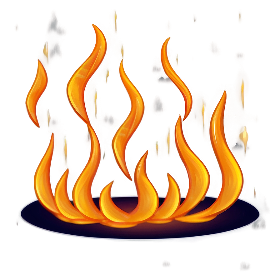 Cartoon Fire Dance Png 06122024 PNG Image