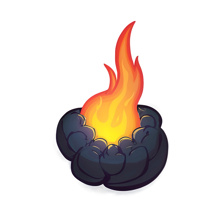 Cartoon Fireball Png Kac45 PNG Image