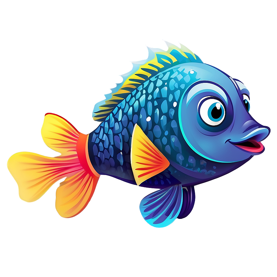 Cartoon Fish Transparent Png Wcl PNG Image