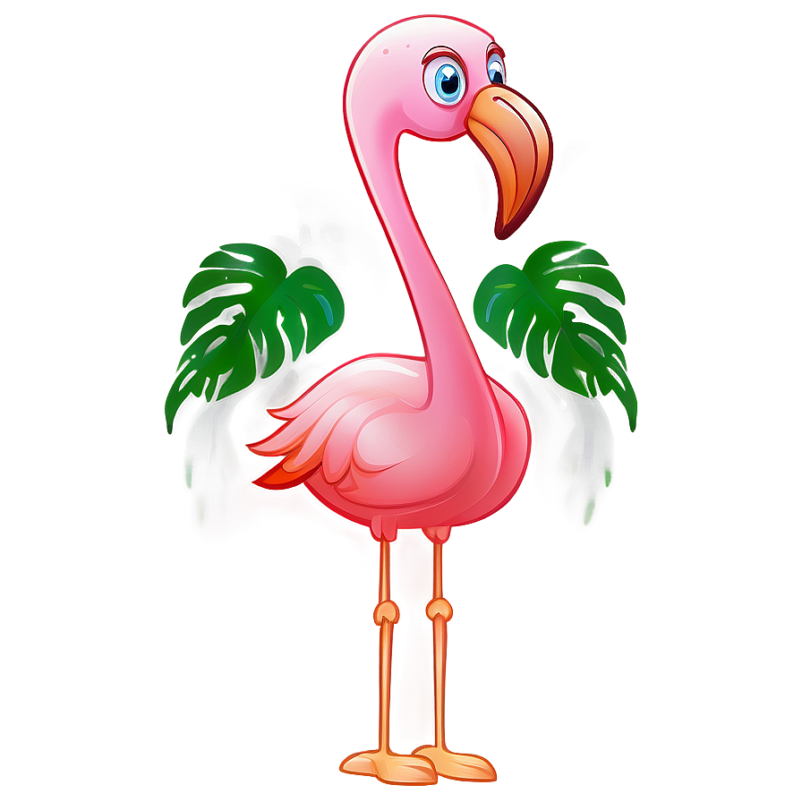 Cartoon Flamingo Character Png 80 PNG Image